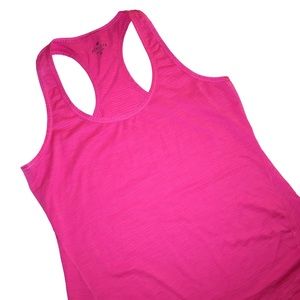 Athleta Pink Racer Back Fitness Tank Top M